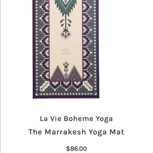 La Vie boheme yoga mat